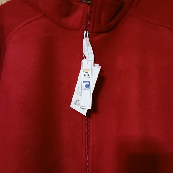 NWT Mens Classic Red North End Core 365 Journey Full Zip Fleece Jacket  … - Picture 4 of 13
